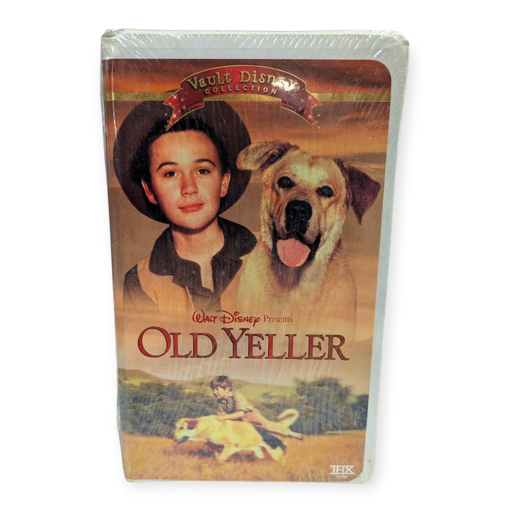 Walt Disney Old Yeller VHS Vault Disney Collection THX Certified‎ New Sealed